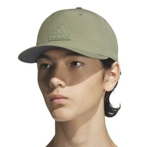 adidas Men's Sport Snapback Hat Tent Green Adjustable Snapback Cap NEW w/ Tag